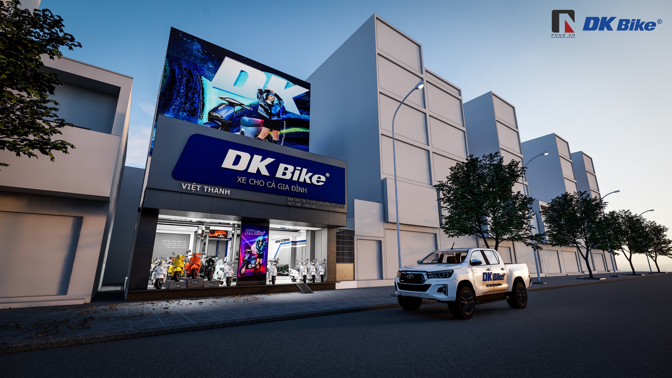 Chuỗi cửa hàng – work shop DK Bike toàn quốc